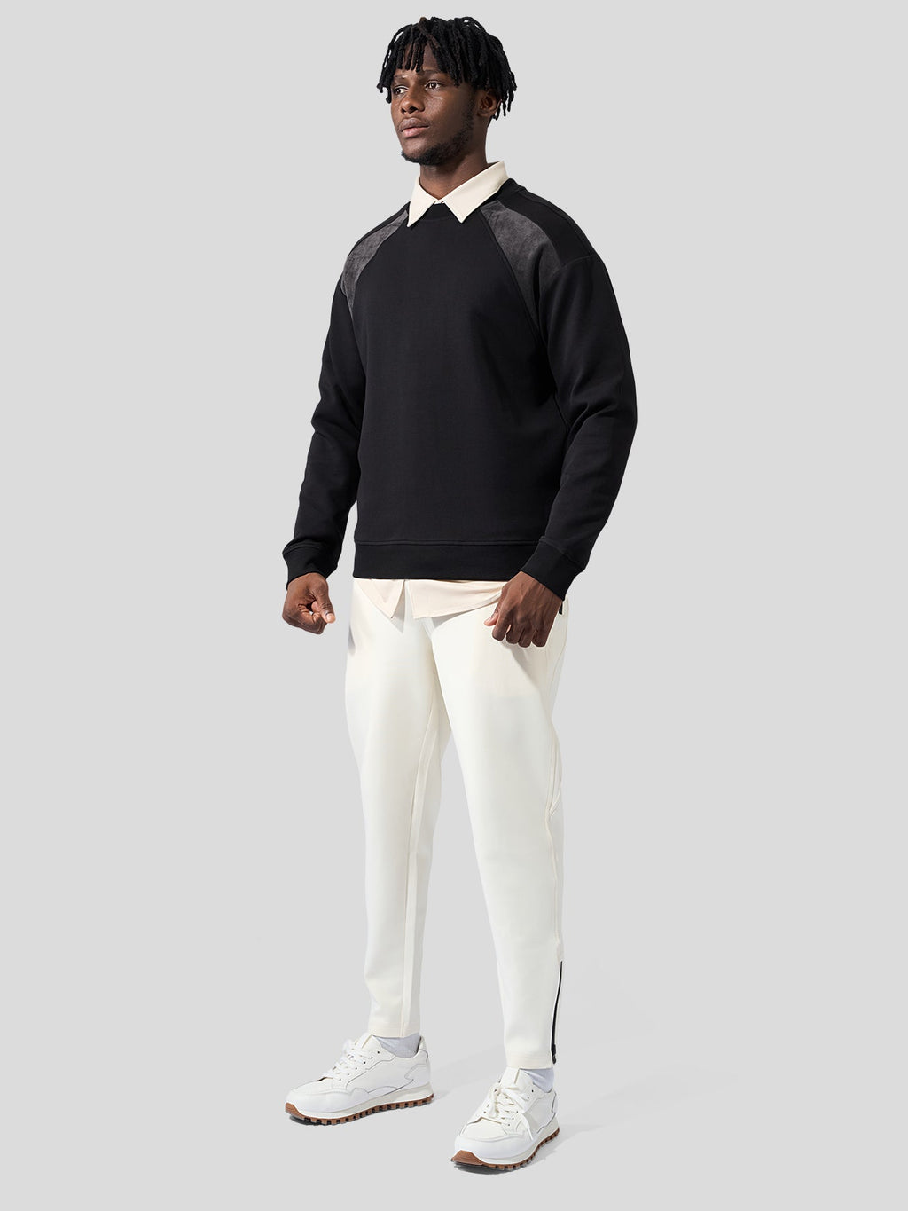 CozySpacer SuedePatch Sweatshirt