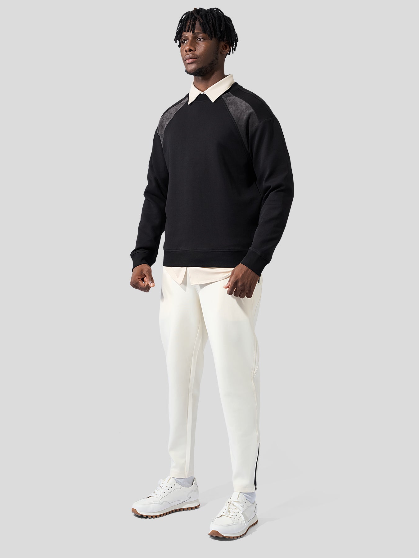 CozySpacer SuedePatch Sweatshirt