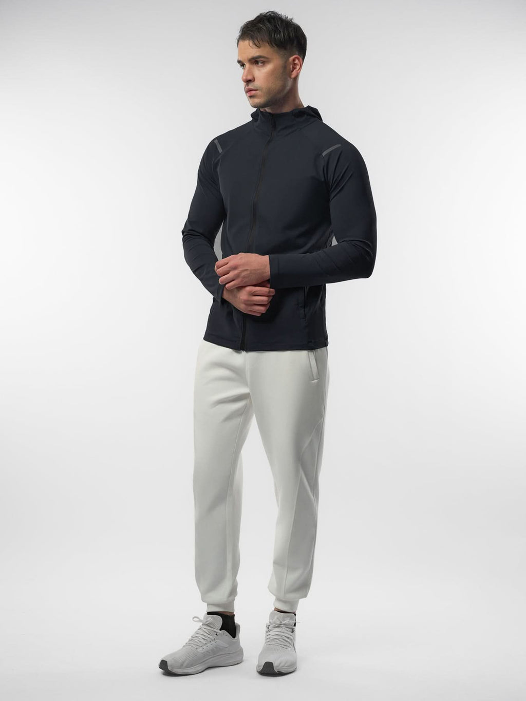 SmoothBlend Quick Dry Sports Fitness Hooded Jacket