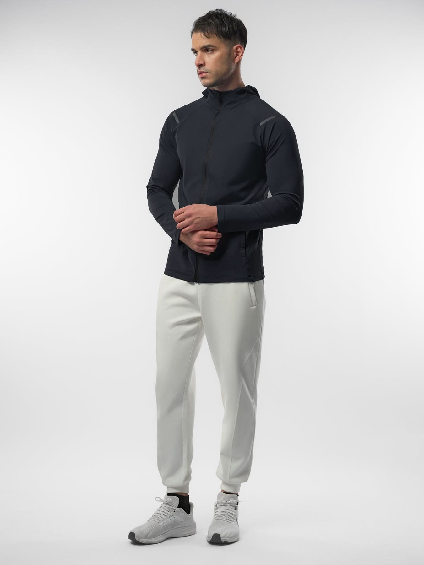 SmoothBlend Quick Dry Sports Fitness Hooded Jacket