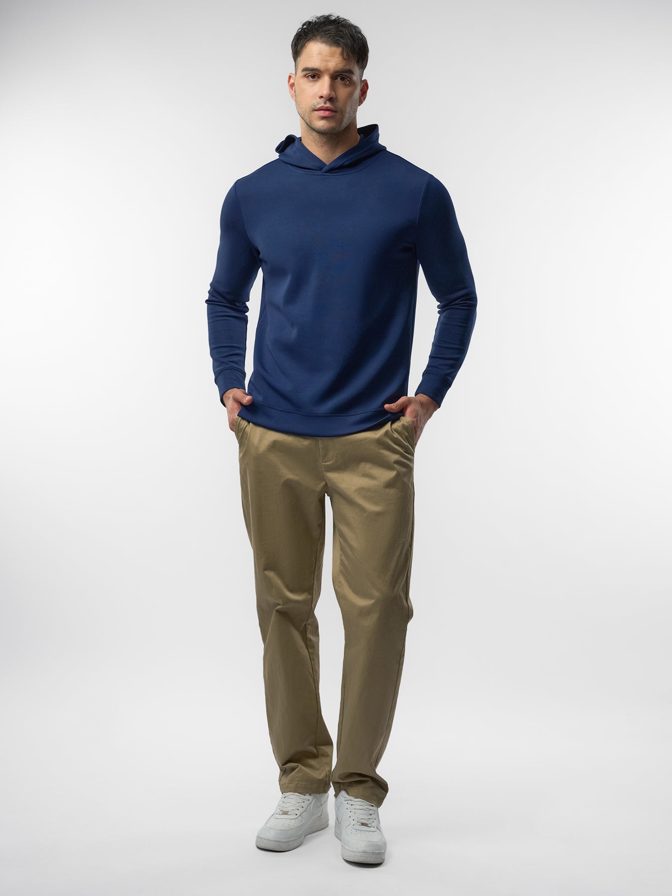 Modal Blend Long Sleeve Hoodie