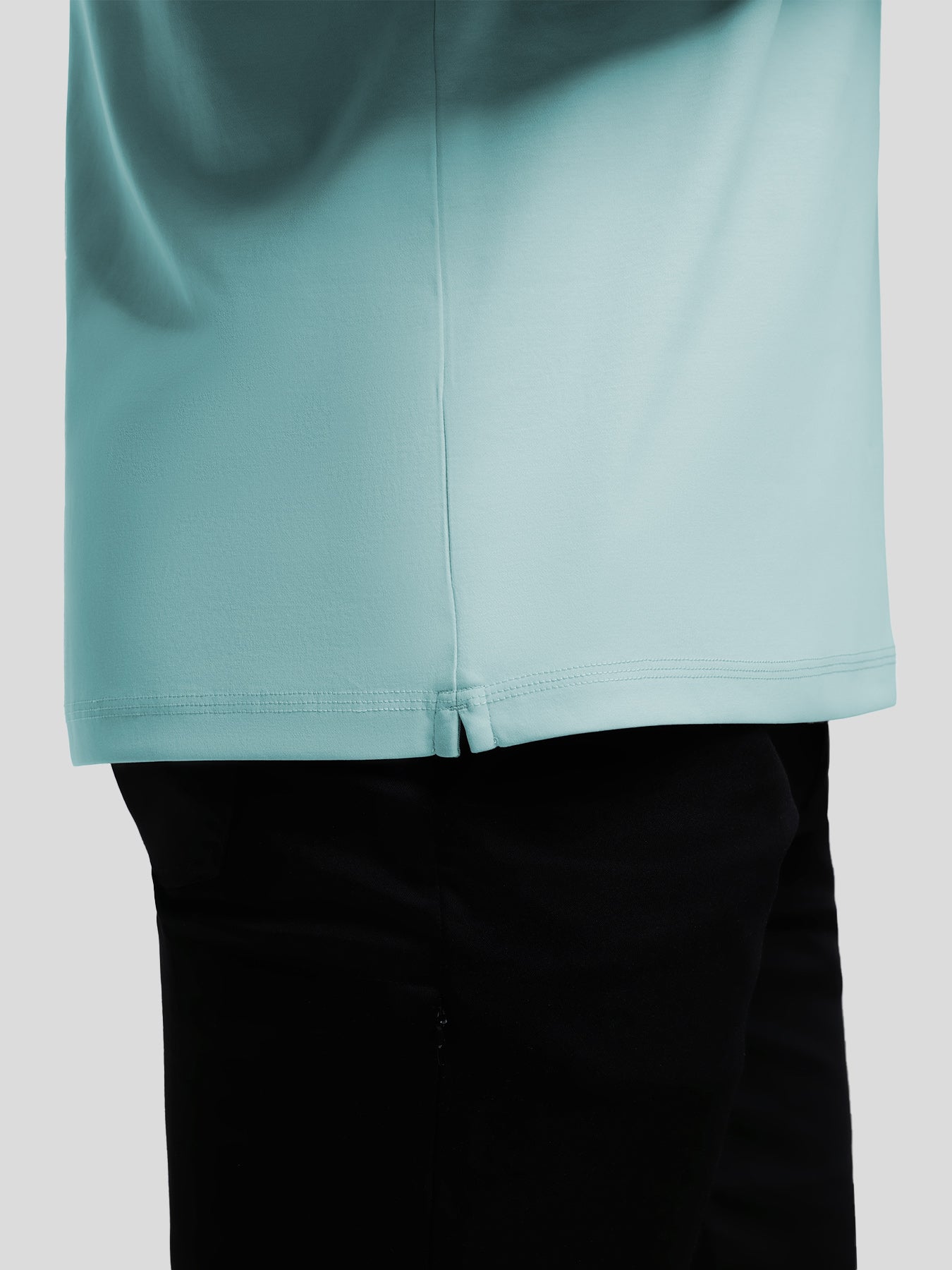 CloudWear 2.0 Split-Hem Long Sleeve Tee: Slim Fit