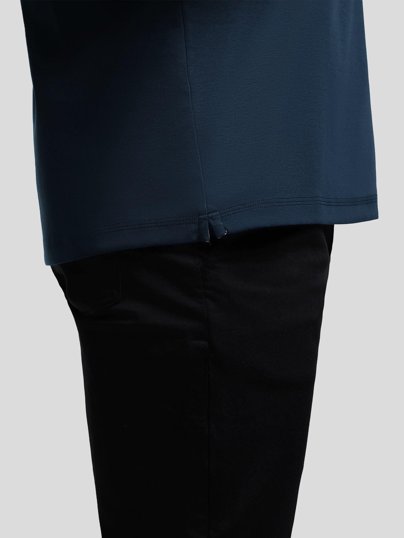 CloudWear 2.0 Split-Hem Long Sleeve Tee: Slim Fit