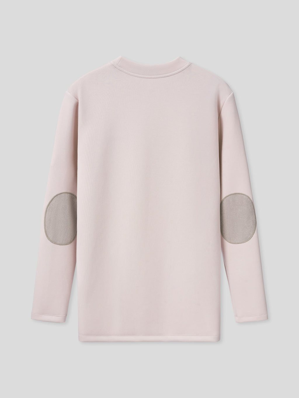 Modal Blend Elbow Patch Long Sleeve Tee:Slim Fit