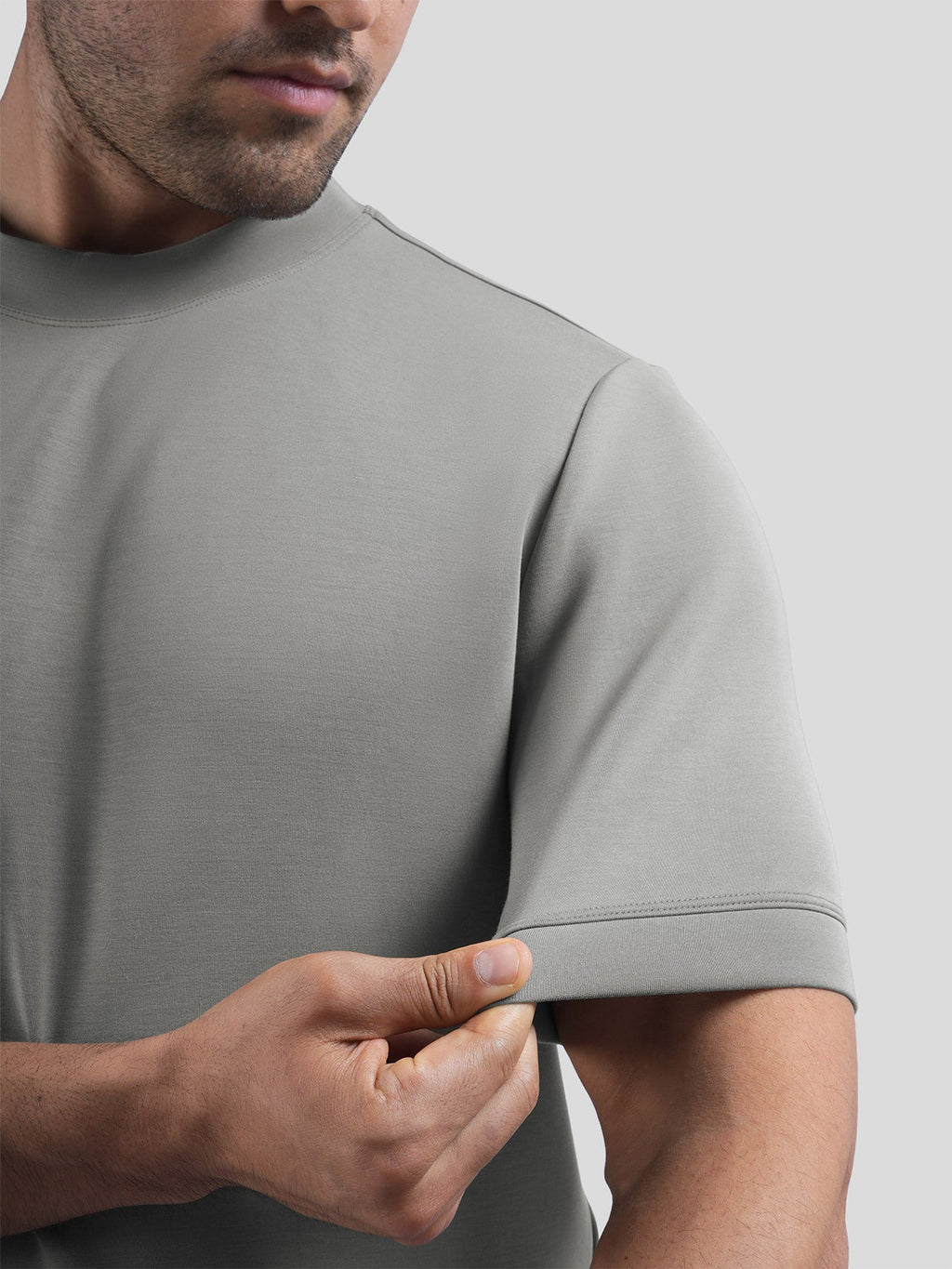 Modal Blend Short Sleeve Tee:Slim Fit