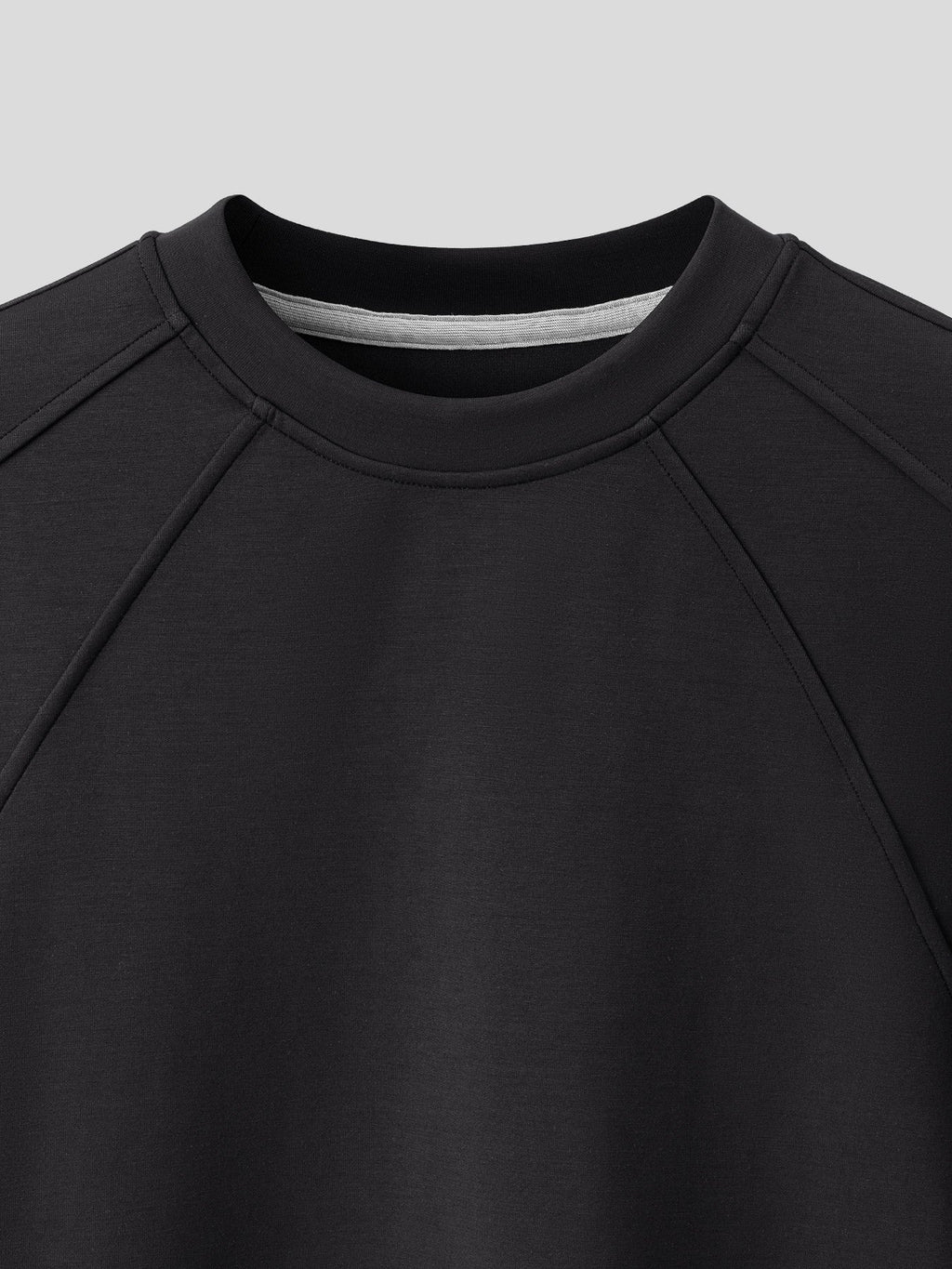 Modal Blend Fall Panel Sweatshirt Wrinkle Resistant Daily Wear