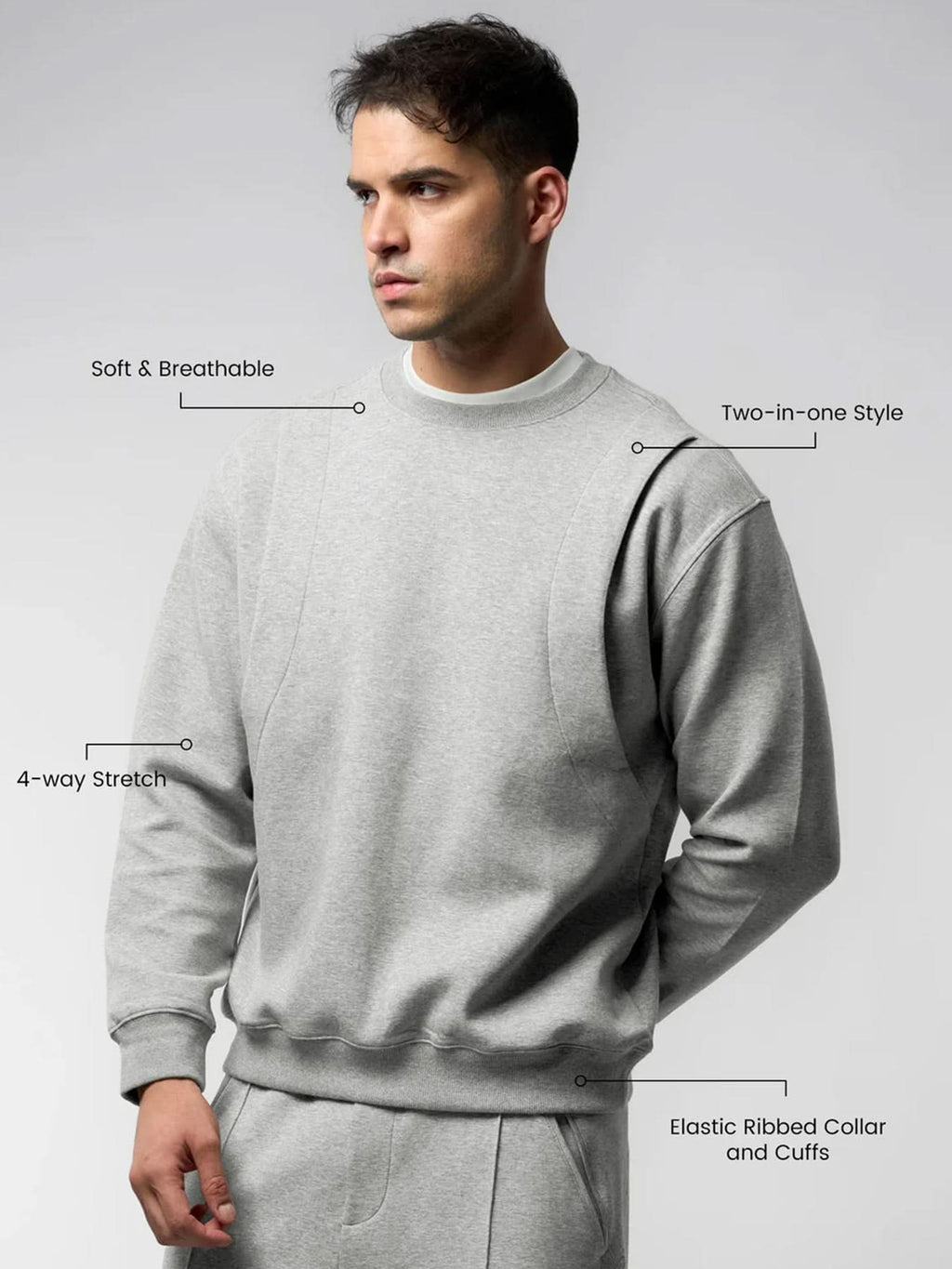 CozySpacer Layered Sweatshirt