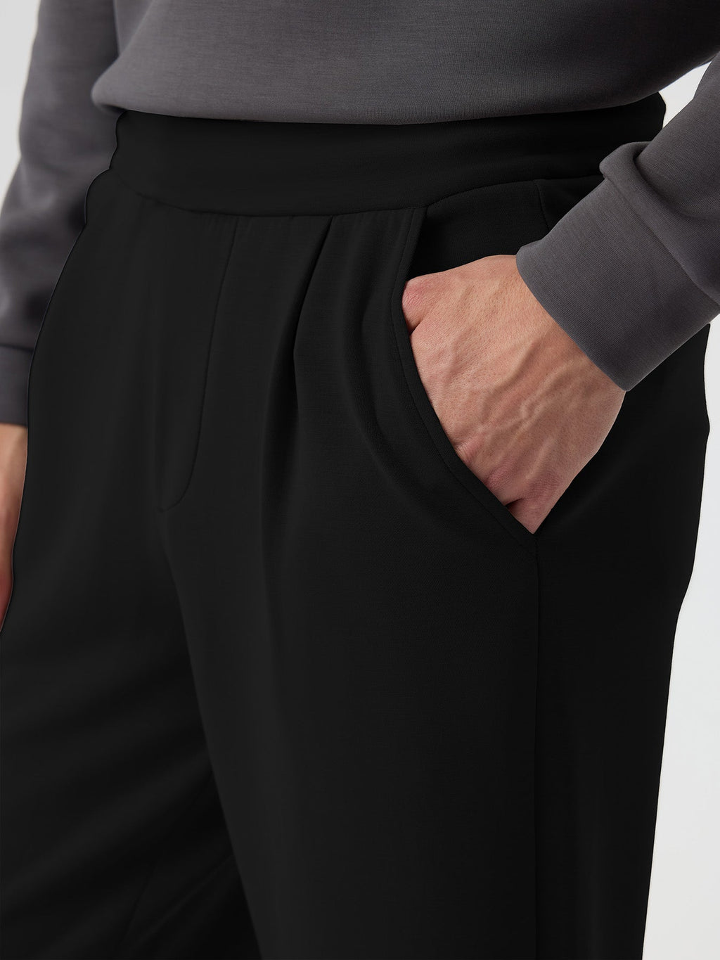 Modal Blend Casual Smart Trouser