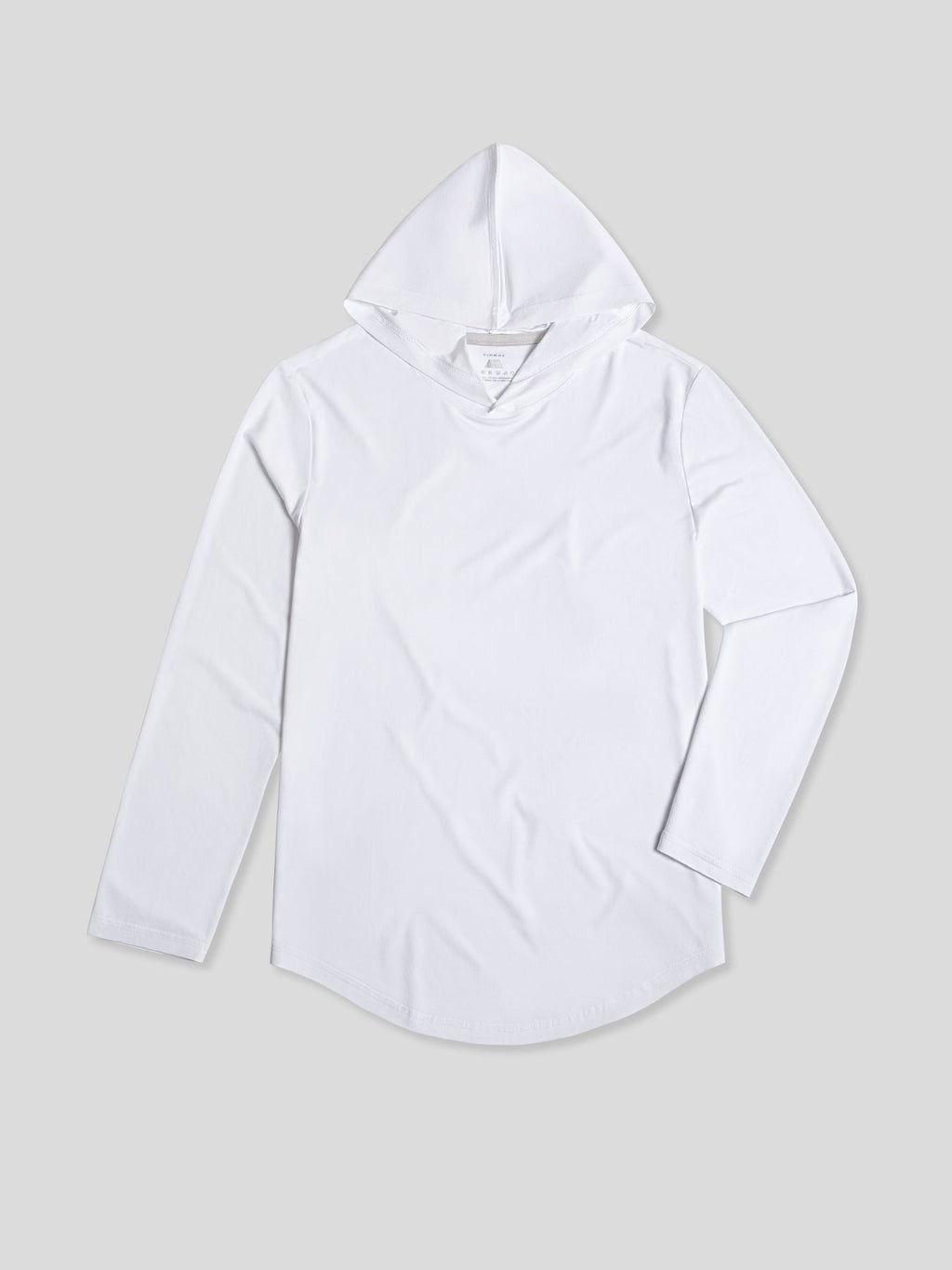 StaySmooth Long Sleeve Hooded Drop-Cut Tee